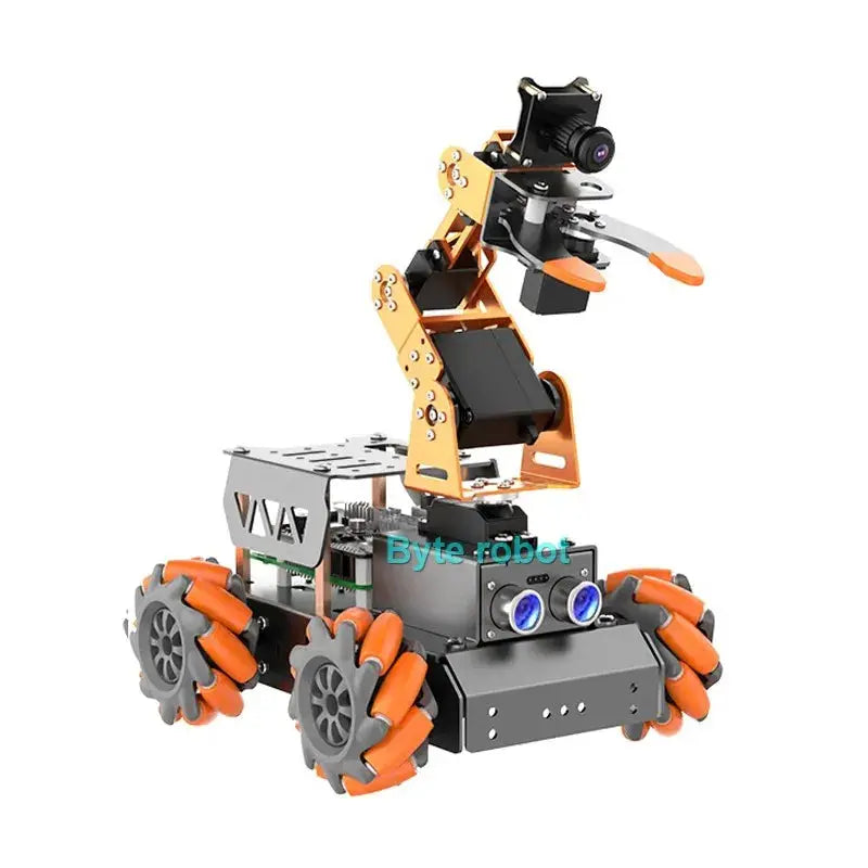 MasterPi Vision AI Robot Open Source 4WD Robot Car Robot Arm with Board for Raspberry Pi 5/4G Robot DIY Kit Programmable Robot - ToylandEU