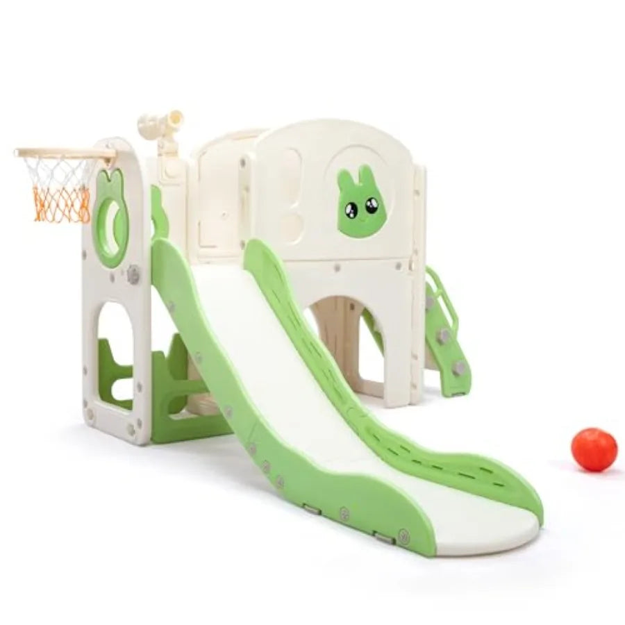 Eight In One Toddler Indoor Playset With Slide And Climber