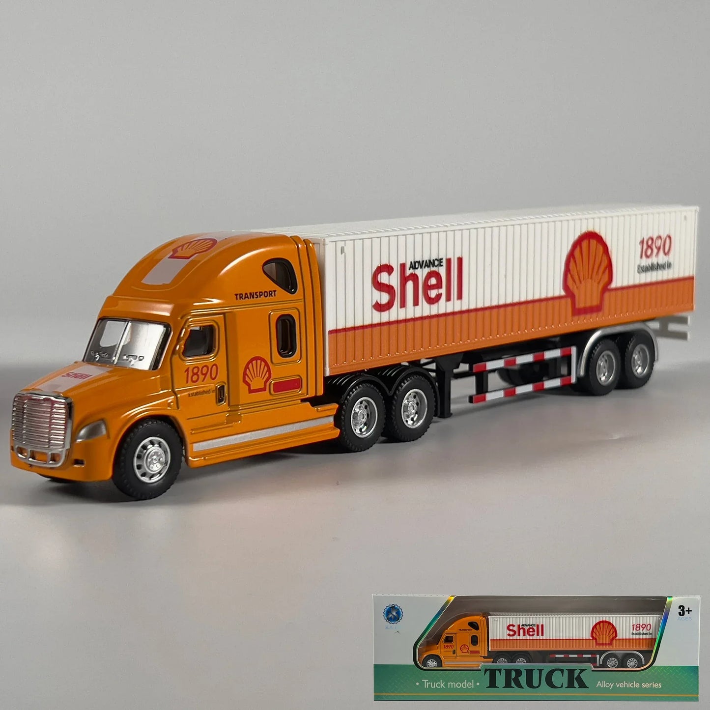 Diecast 1 To 64 Scania Container Truck Movable Joint For Collectors