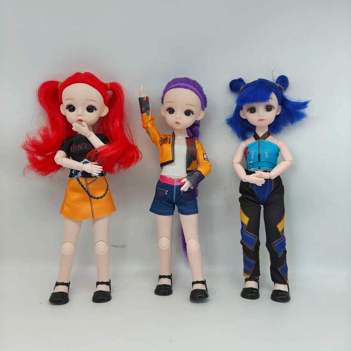 Princess Fashion Doll | Long Hair | Interchangeable Clothes | Articulated Joints