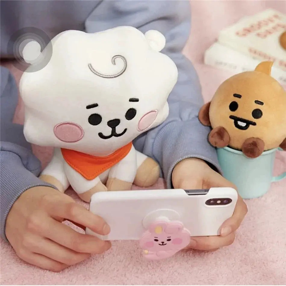 Plush Toy Tata Koay Shooky Mang Cooky Cartoon Animal Backpack Key Mobile Phone Pendant Office Relaxation Toys Friend Gift - ToylandEU