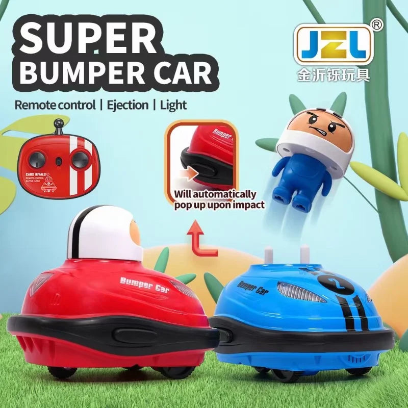 RC Toy 2.4G Super Battle Bumper Car with Pop-up Doll Crash Bounce Ejection - ToylandEU