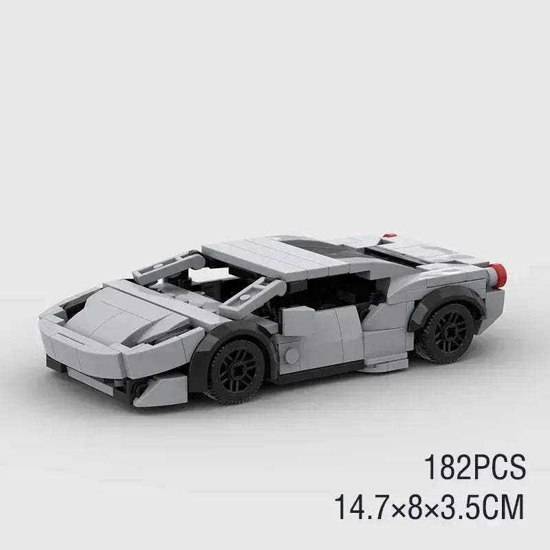 MOC LEGO Compatible Race Car Building Blocks Set For Kids - ToylandEU