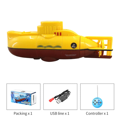 Mini RC Submarine 6CH 0.1m/s Speed 3 Motors Remote Control Boat 23Mins ToylandEU.com Toyland EU