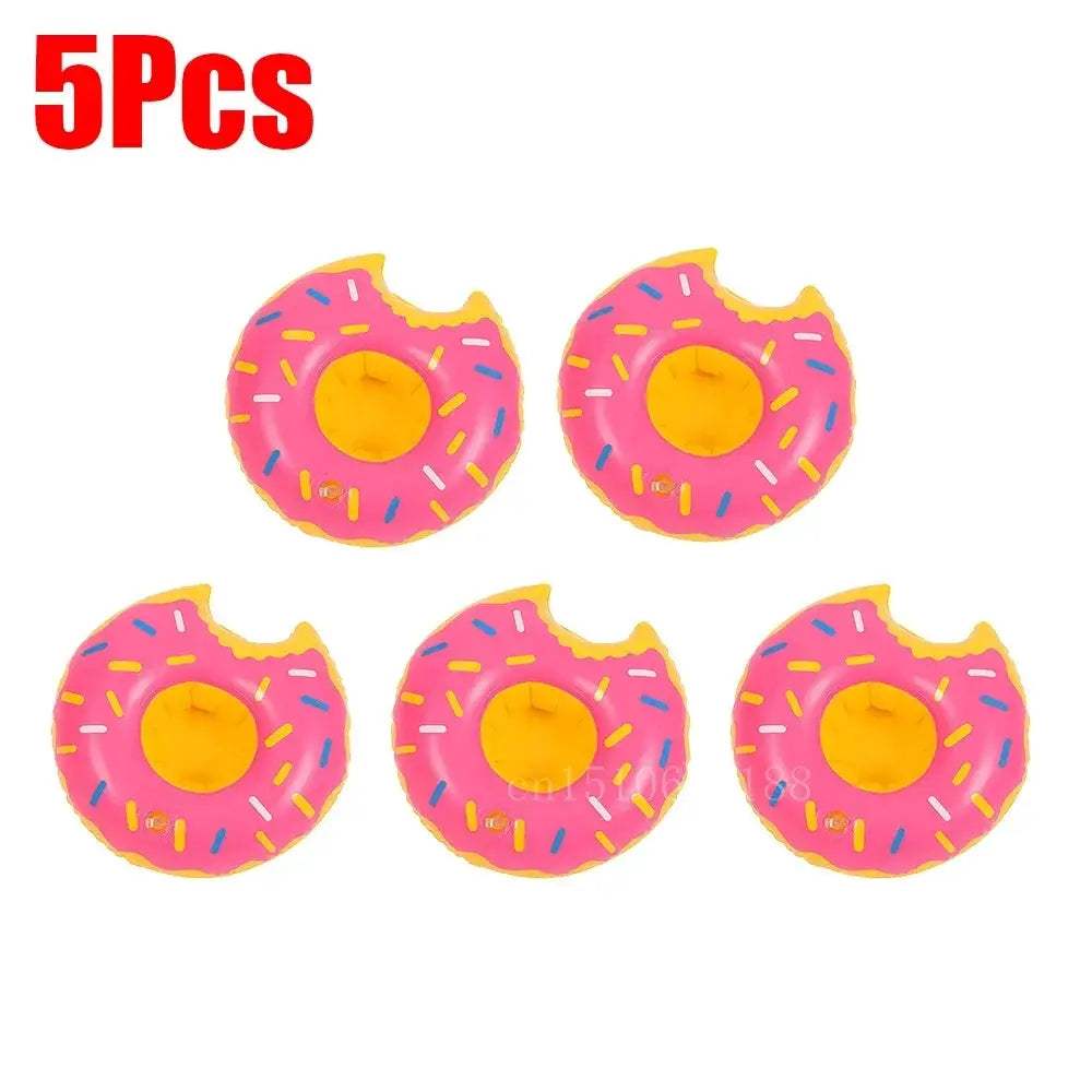1-5Pcs Floating Cup Inflatable Flamingo Drinks Cup Holder Pool Float Bar Coasters Floatation Devices Pink Toy Drink Holder - ToylandEU