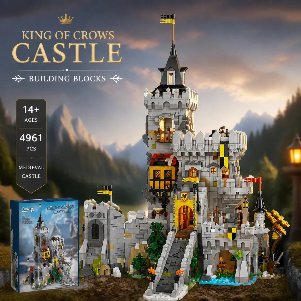 Medieval Castle Building Blocks | 4961 Pcs | Compatible Bricks | Adult Model Kit