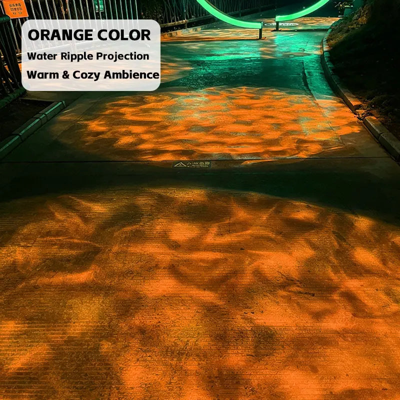 LED Water Ripple Projector | Waterproof Build | Aluminum Housing | Garden Patio