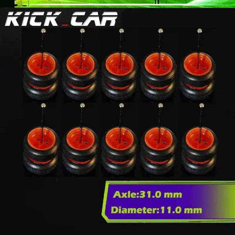 Sixty Four Scale Diecast Car Wheels With Durable Electroplated ABS - ToylandEU