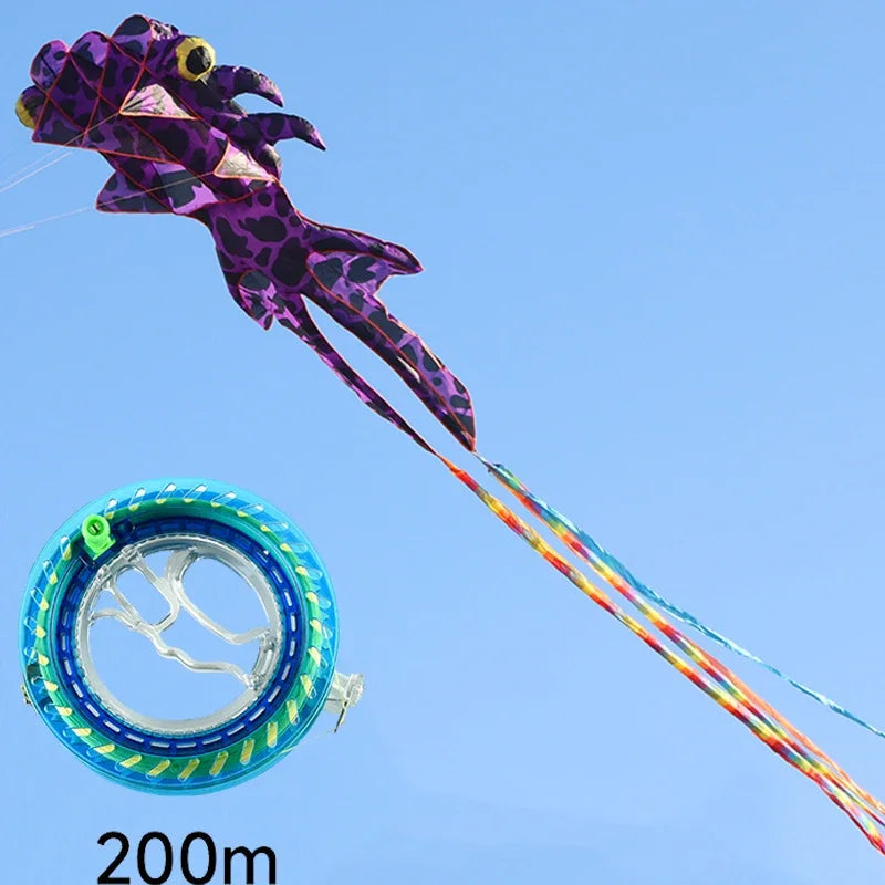 Large 8M Goldfish Kite with 3 Wind Tubes - ToylandEU