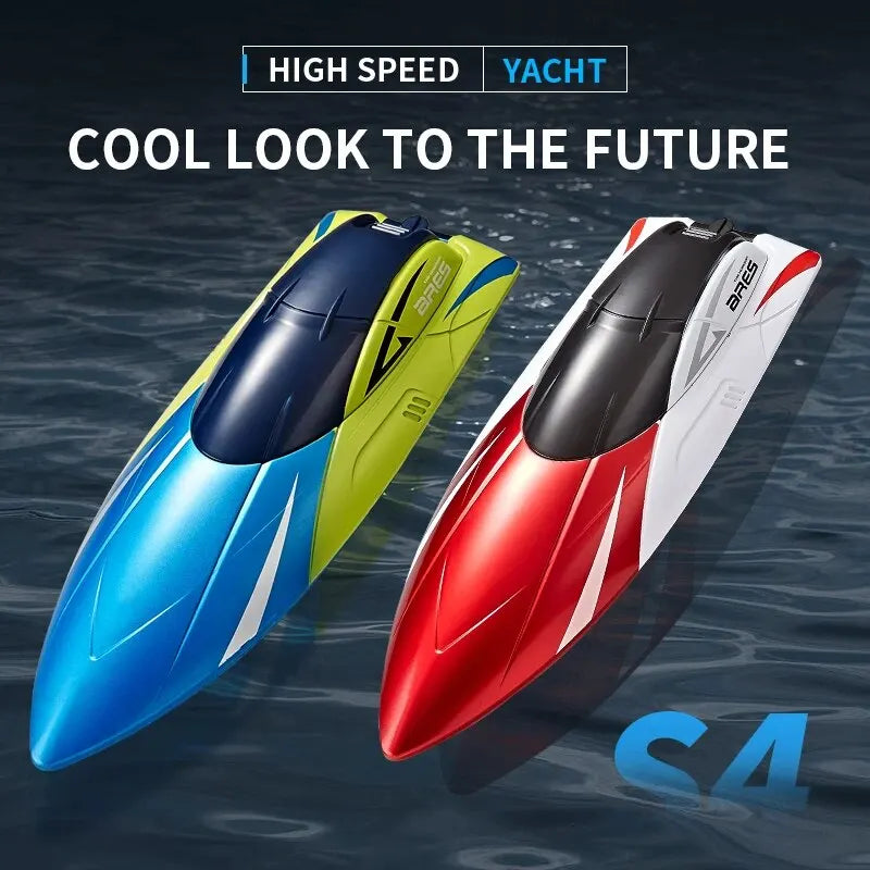 2.4G Remote Control Boat Double Rudder Motor Waterproof ABS High Speed