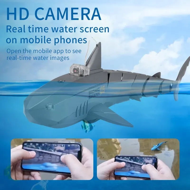 Mobile App Remote Control Camera Shark Charging 2.4G Megalodon Dual - ToylandEU