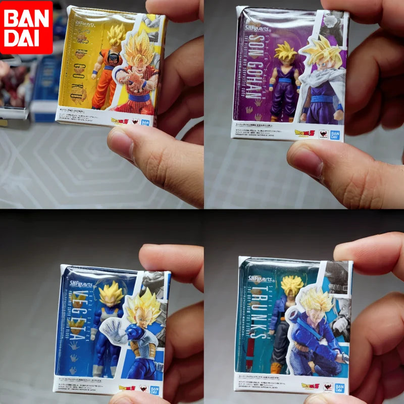 Dragon Ball Mini Figure Set | 5cm Height | Goku Vegeta Trunks | Gashapon Toy