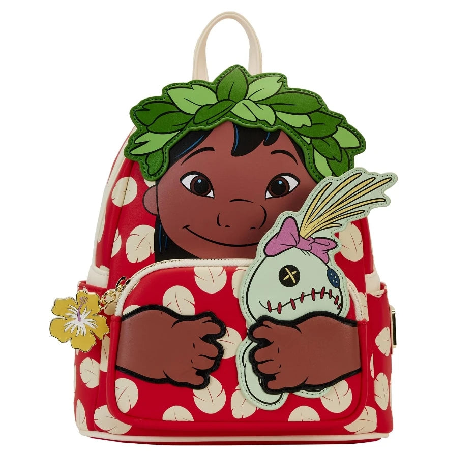 Disney Marie Floral Plush Backpack for Stylish Kids