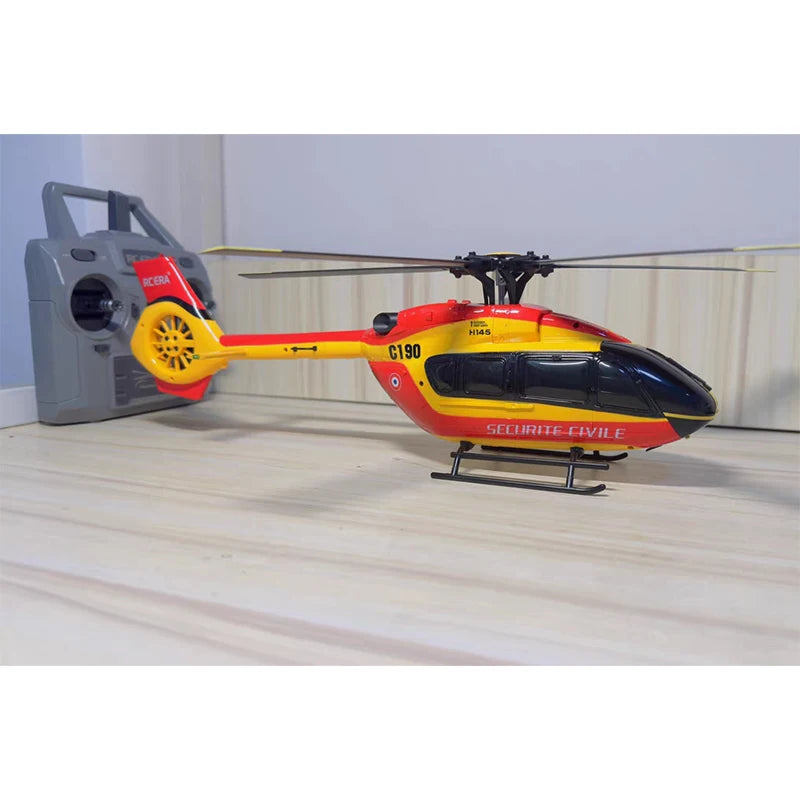 RC C190 Brushless Motor RC Helicopter with Fixed Altitude and Optical Flow - Electric Model for Kids - Perfect Outdoor Toy Gift