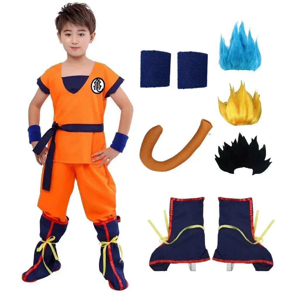Goku Cosplay Costume | Blue Gold Kit | Toylandeu™