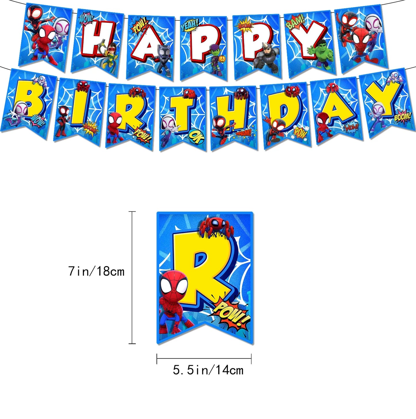 Balloon | Spider Web Friends Theme | Latex Balloon | 1Pc