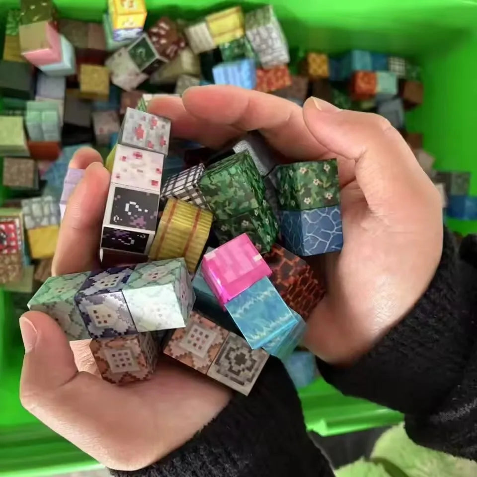 Magnetic Building Blocks | Mine World Cubes | STEM Cubes | 10-500 PCS