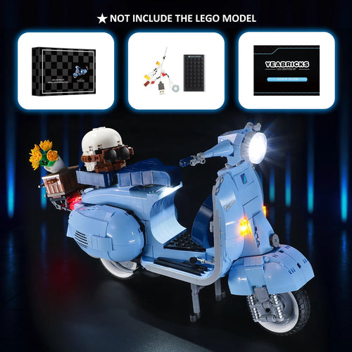 YEABRICKS LED Light Kit for 10298 Vespa 125 Model Building Set ToylandEU.com Toyland EU