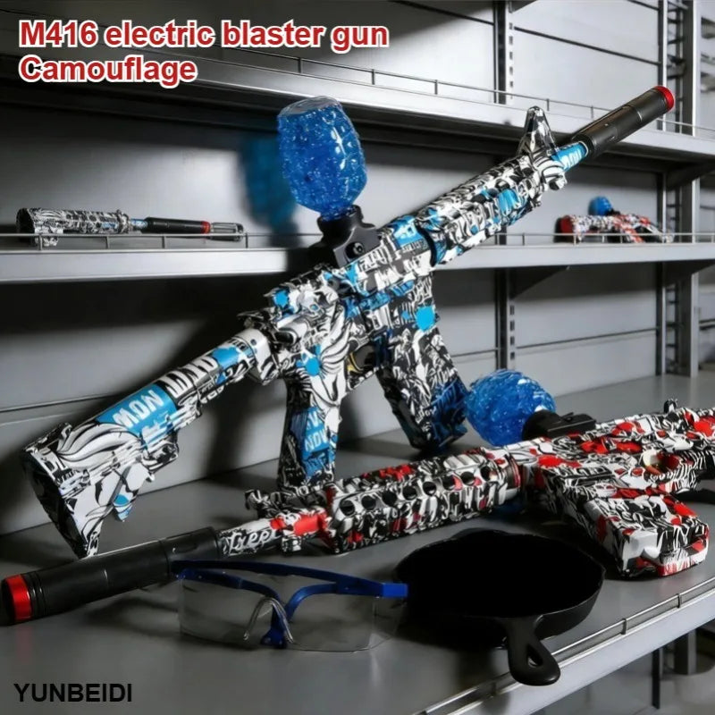 Electric Toy Gun | M416 Blaster Pistol | Camouflage Finish | One Size