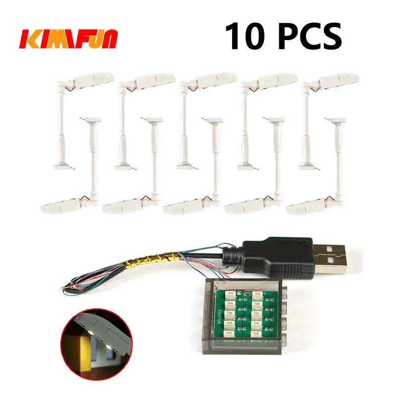 RGB LED LEGO Compatible Building Blocks USB Lamp City Decor - ToylandEU