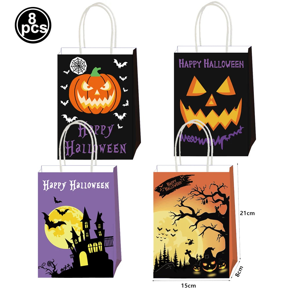 Halloween Party Tableware | Paper Disposable | Plates Cups | Birthday Decor