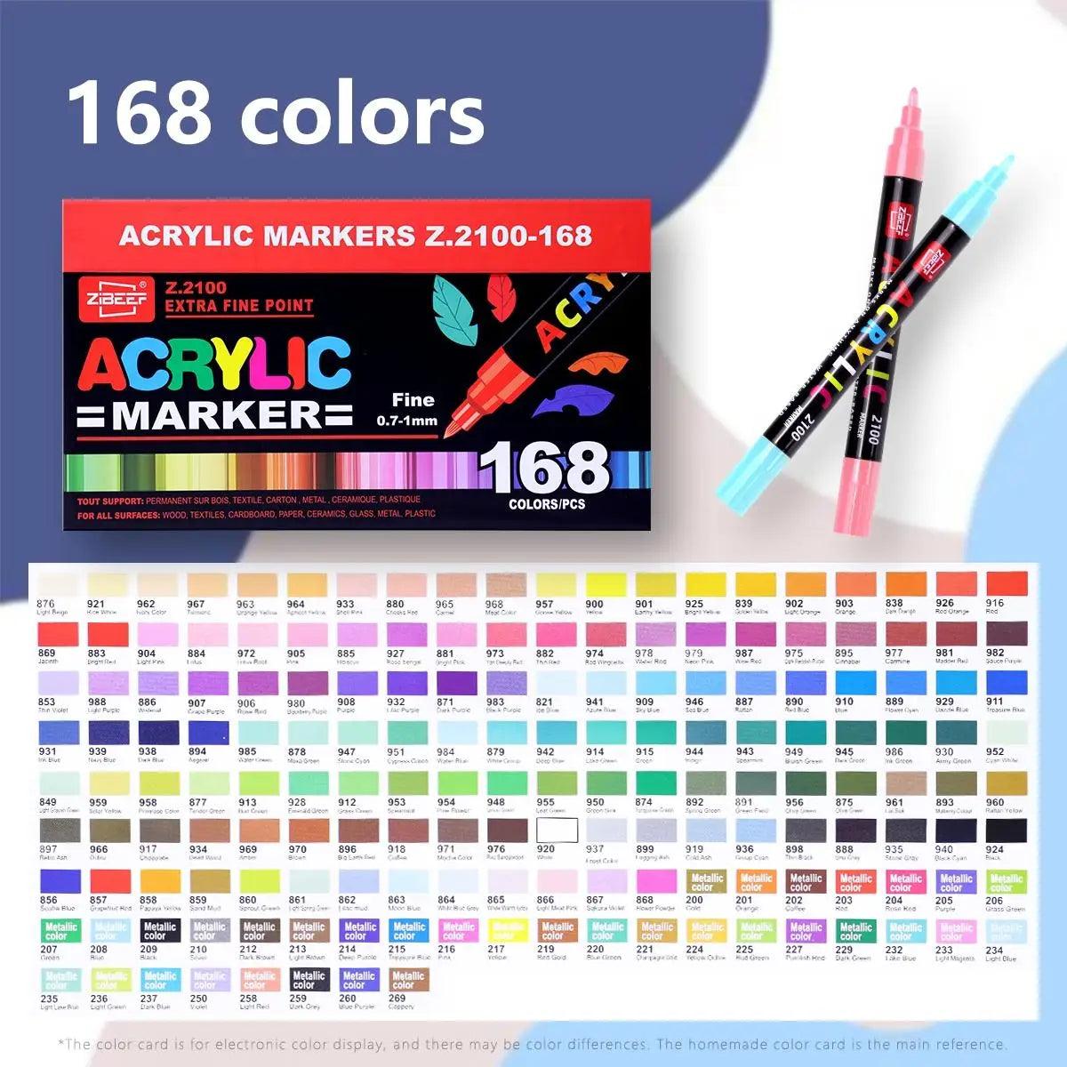Acrylic Paint Markers | Waterproof | Toylandeu™