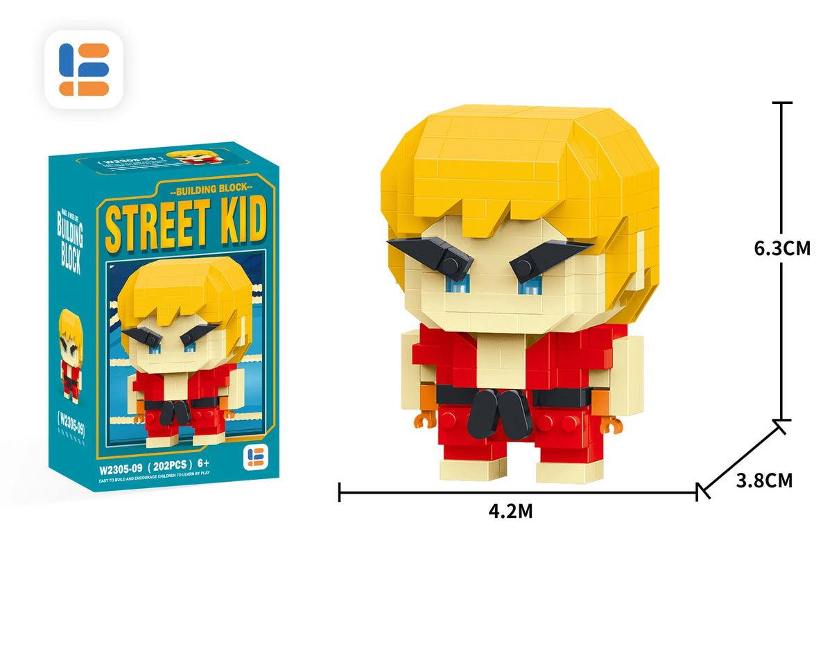 Micro Building Blocks | Street Fighter Models | Plastic Figures | Teens Adult
