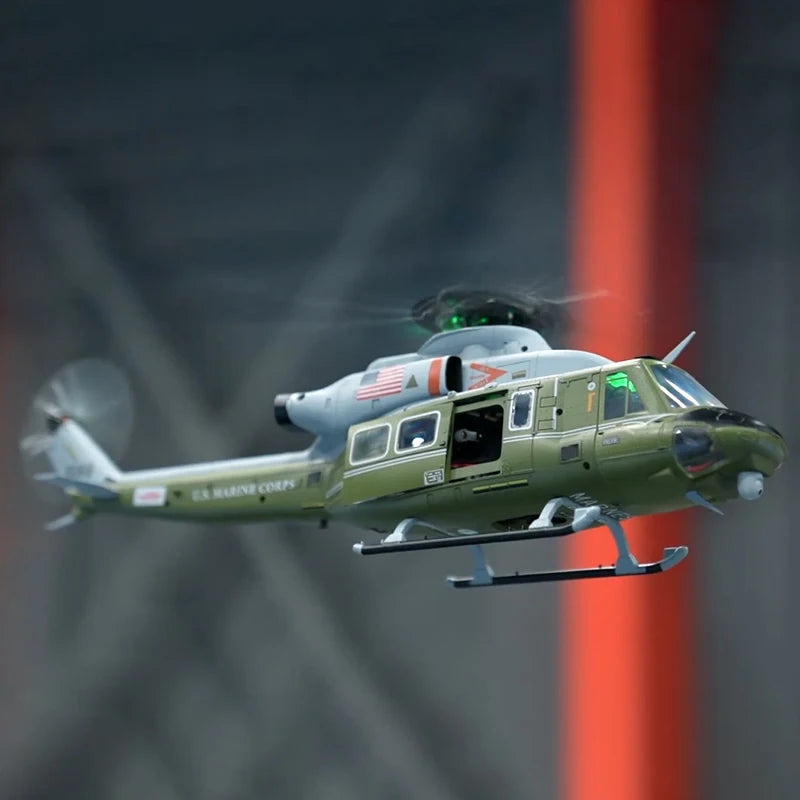 RC Helicopter | 1:35 Scale UH-1Y Army GPS | Dual Brushless Motors | GOOSKY E2 Scale Model