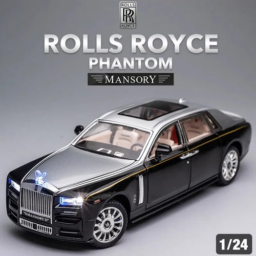 1:24 Rolls-Royce Phantom Zinc Alloy Diecast Toy Cars Model Simulated Toyland EU