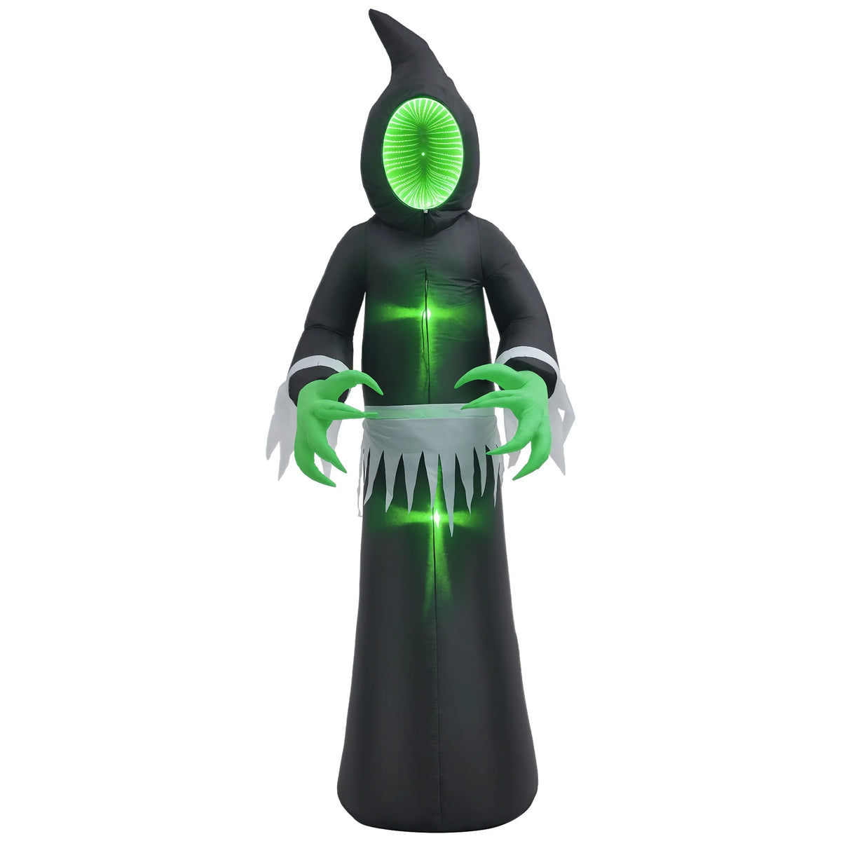 Inflatable Halloween Ghost | 8 Ft | Mirror Design | Outdoor Yard Decor