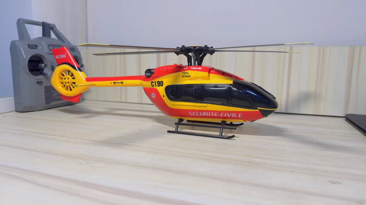 RC C190 Brushless Motor RC Helicopter with Fixed Altitude and Optical Flow - Electric Model for Kids - Perfect Outdoor Toy Gift