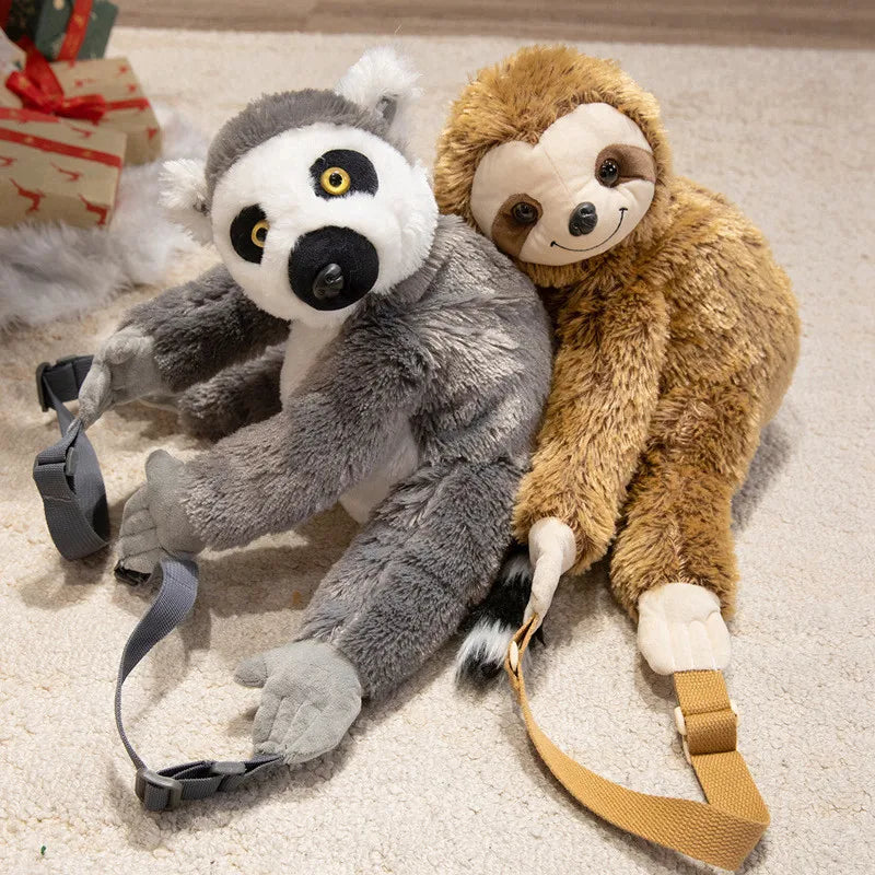 Cute Animal Plush Backpack For Kids 40cm With 8 Styles