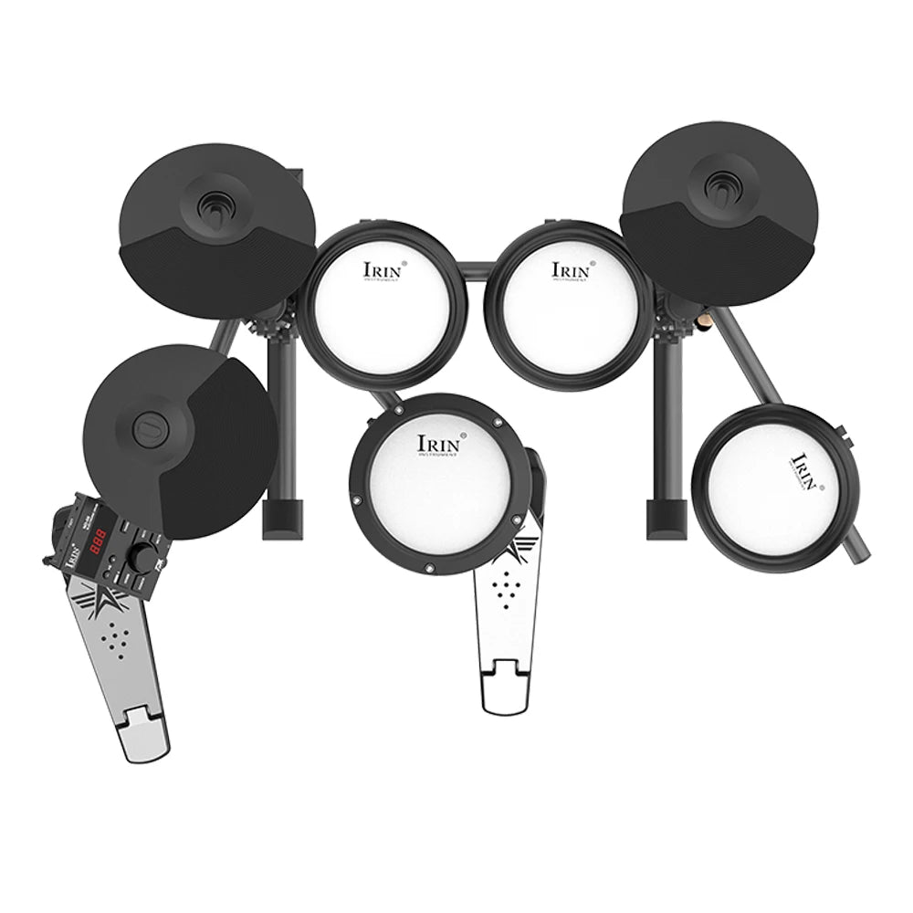 IRIN ND08 Pro Electronic Drum Kit Bluetooth MIDI Mesh Heads