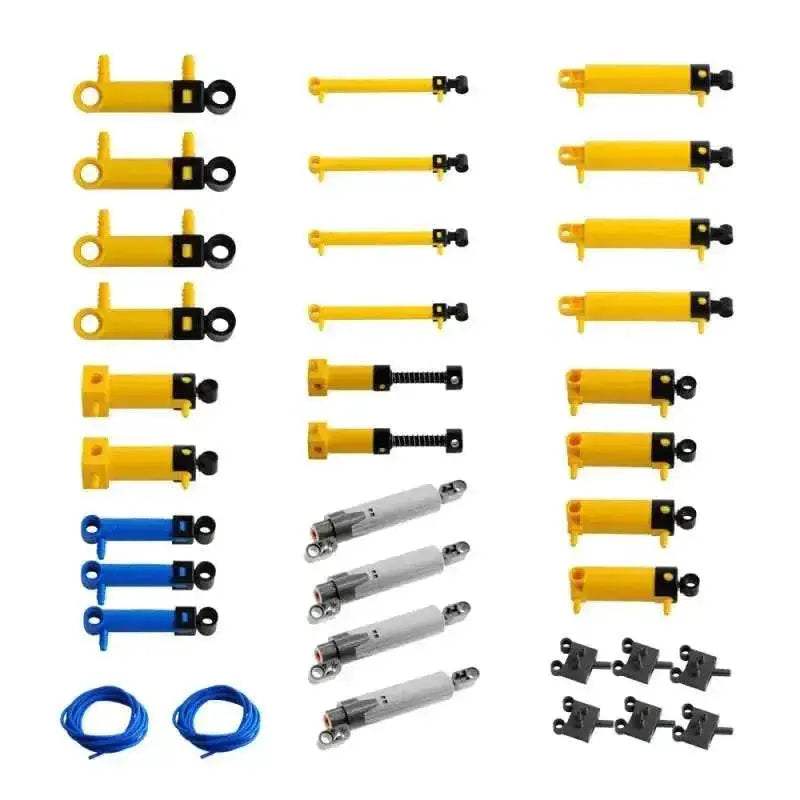 MOC Technical Hose Air Pump Tank Push Rod Putter Switch Piston Compatible With Legoeds Pneumatic Parts - ToylandEU