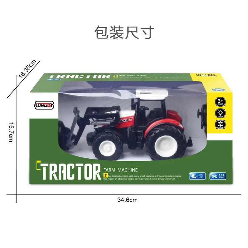 1/24 Scale 2.4g RC Tractor Simulated Engineering Construction Truck Remote - ToylandEU