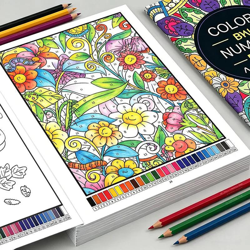Color By Number Book | 32 Pages | Toylandeu™