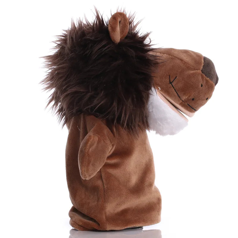 Educational Animal Hand Puppet Plush Toy for Kids - 9.8inch - ToylandEU