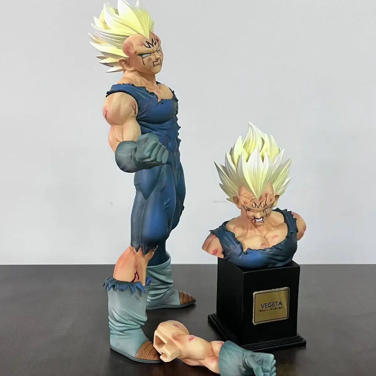 Dragon Ball Z Action Figure | 28 cm | Head Swap, Hand Swap | Majin Vegeta