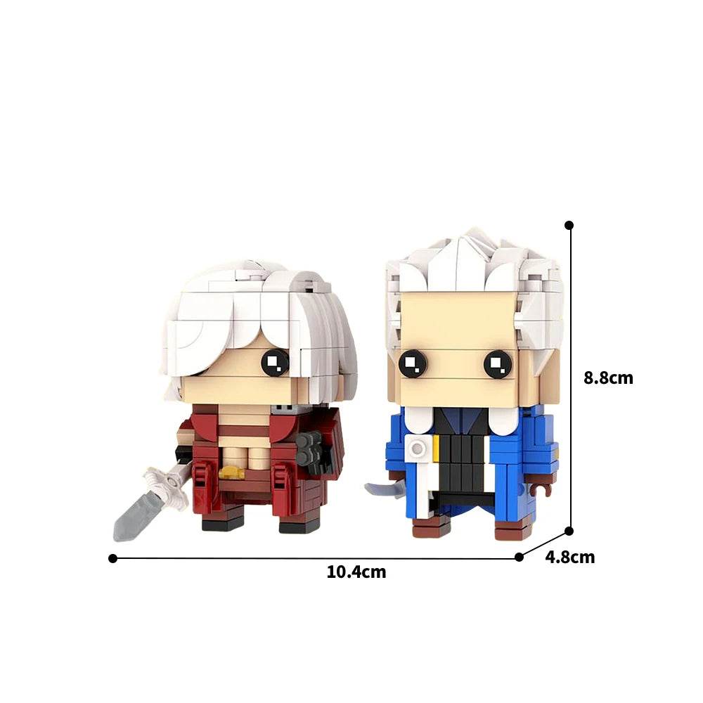 MOC Game Figure Brickheadz Building Block Cloud Strife Gift Set - ToylandEU