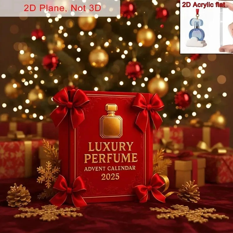 Advent Calendar | 24 Day Blind Box Pendants | 2D Acrylic Countdown | Unisex Christmas Gift