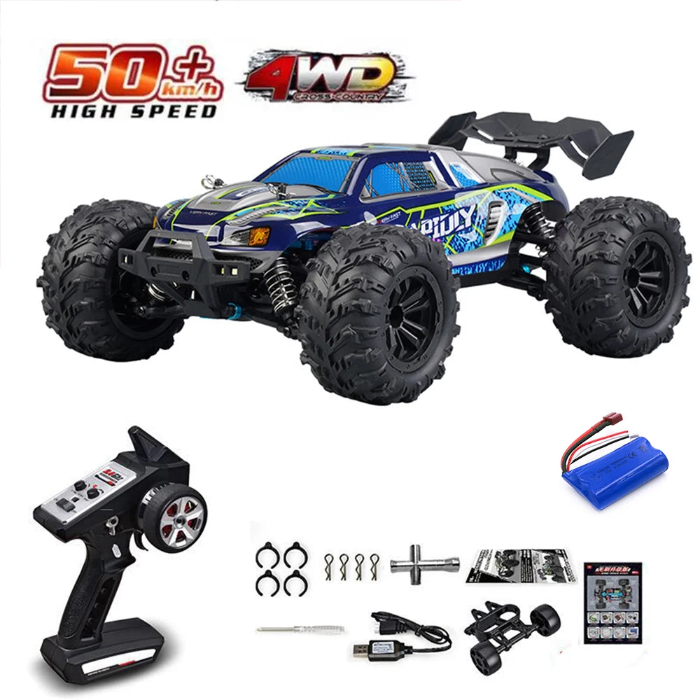 RC Cars 2.4G 390 Moter High Speed Racing with LED 4WD Drift Remote - ToylandEU