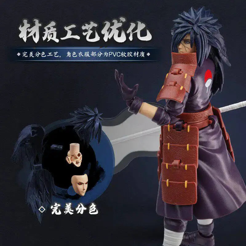 Blokees NARUTO Uchiha Madara Kurama Sasuke Namikaze Minato Action Figure Joint Movable Collection Anime Doll Assembly Model Toys - ToylandEU
