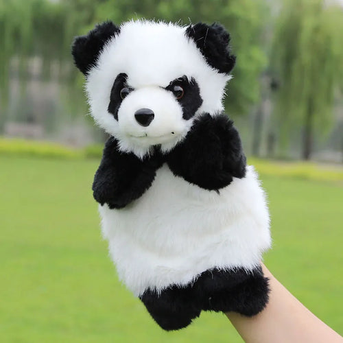 Panda Hand Puppet for Kids - Soft Plush Stuffed Animal Doll ToylandEU.com Toyland EU