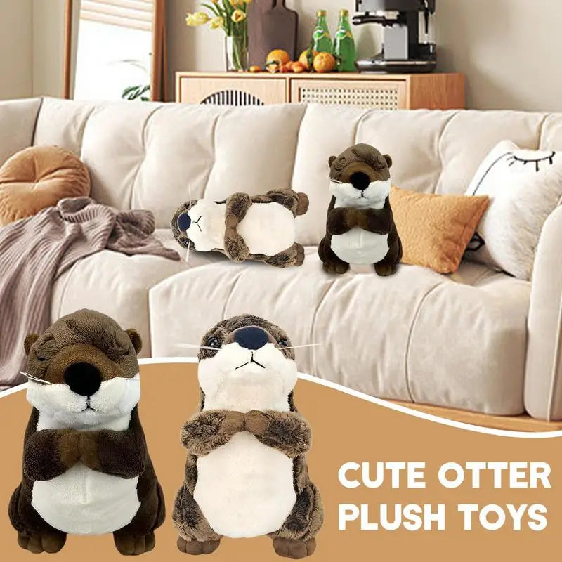 Kawaii Otter Plush Toy - Soft Cuddly Companion for Kids & Gifts