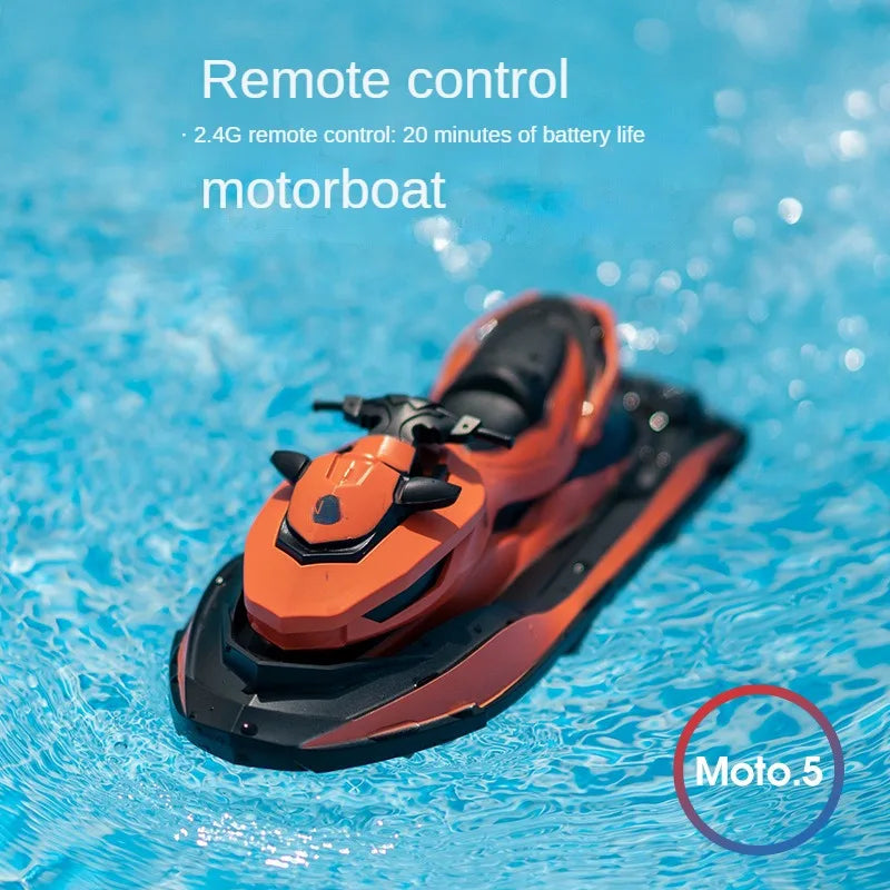 Small Remote Control Boat with 50 Meter Range for Summer Water Fun - ToylandEU