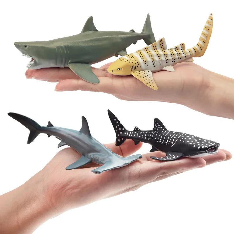 Shark Toy Set | 6-Piece Set | PVC Material | Mini Sharks