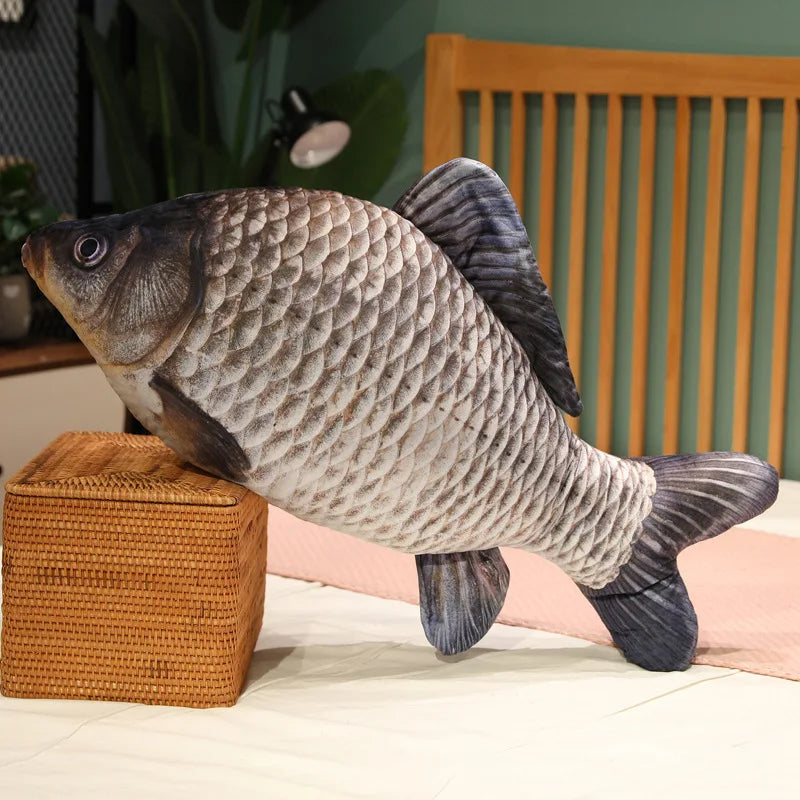 Fish Throw Pillow | 3D Tucked Legs | Toylandeu™