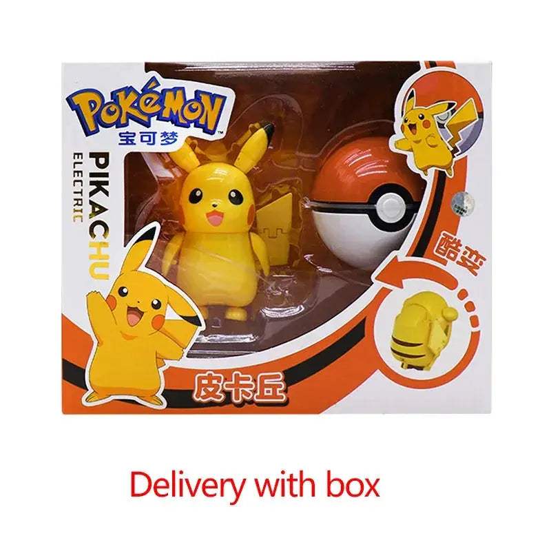 Pokeball Transforming Action Figure Set Pokemon Gift - ToylandEU
