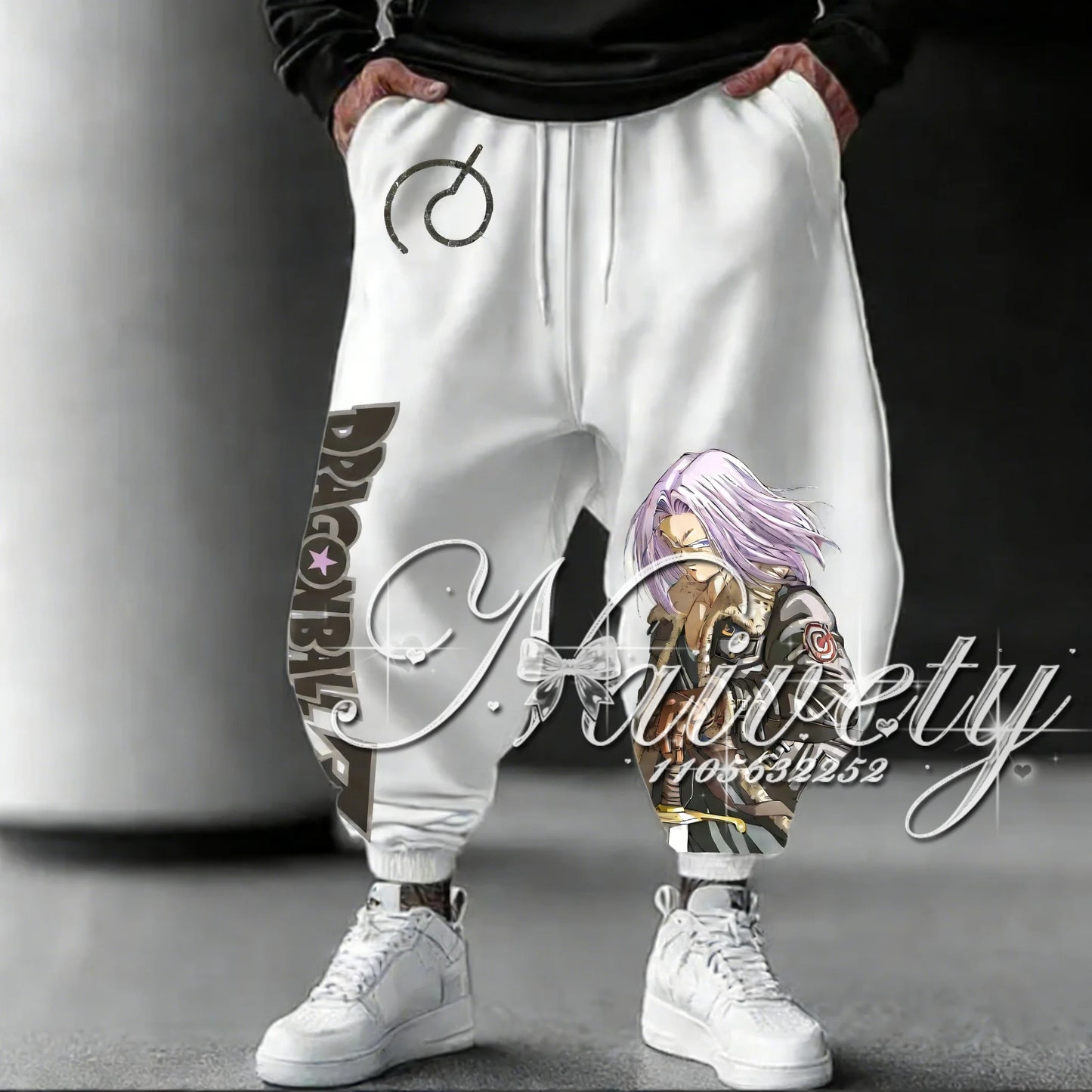 Joggers | Dragon Ball Goku Black Print | Unisex Quick Dry