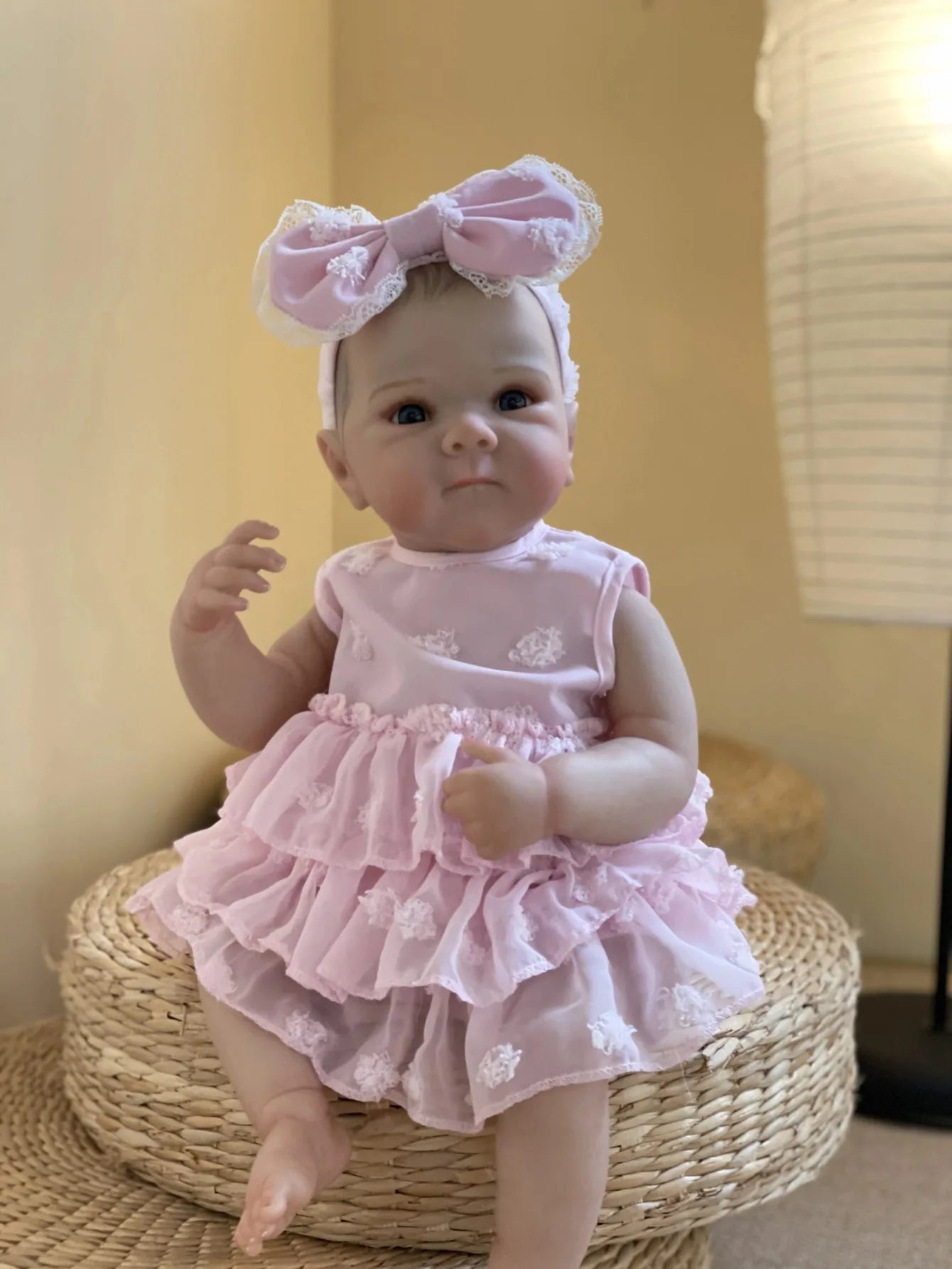 18" Bettie Bebe Reborn Doll - Lifelike Soft Vinyl Baby Toy for Girls' Gift